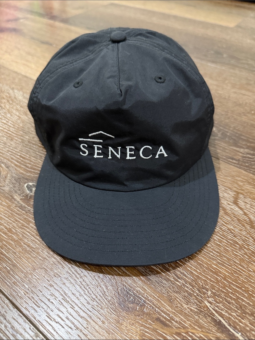 NWOT Seneca nylon hat Embroidered Black Baseball Cap for Men - Picture 6 of 6